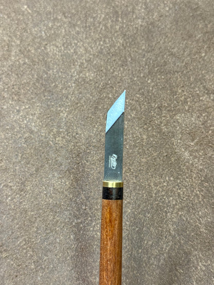 Kevin Lee detail knife for leather work. Pen knife. Leather knife.