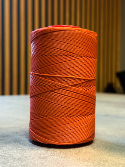 0,8 mm Ritza 25 tiger 50 m Spule | Nähgarn für Leder, gewachst. Handstich, flache Form