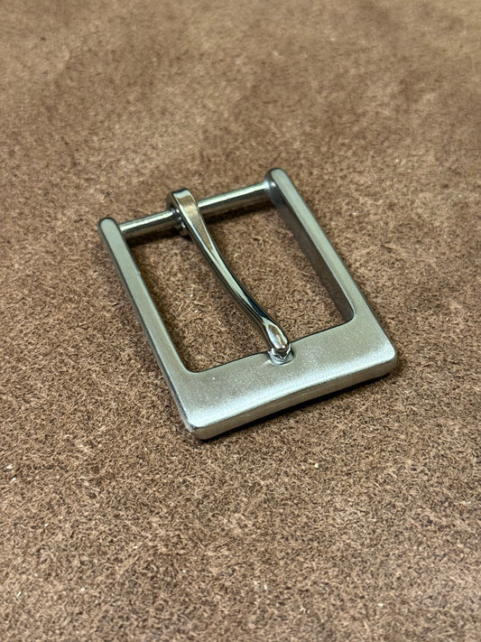 Edelstahl Schnalle 35 mm Durchlass. 58x45mm. Gebürstet