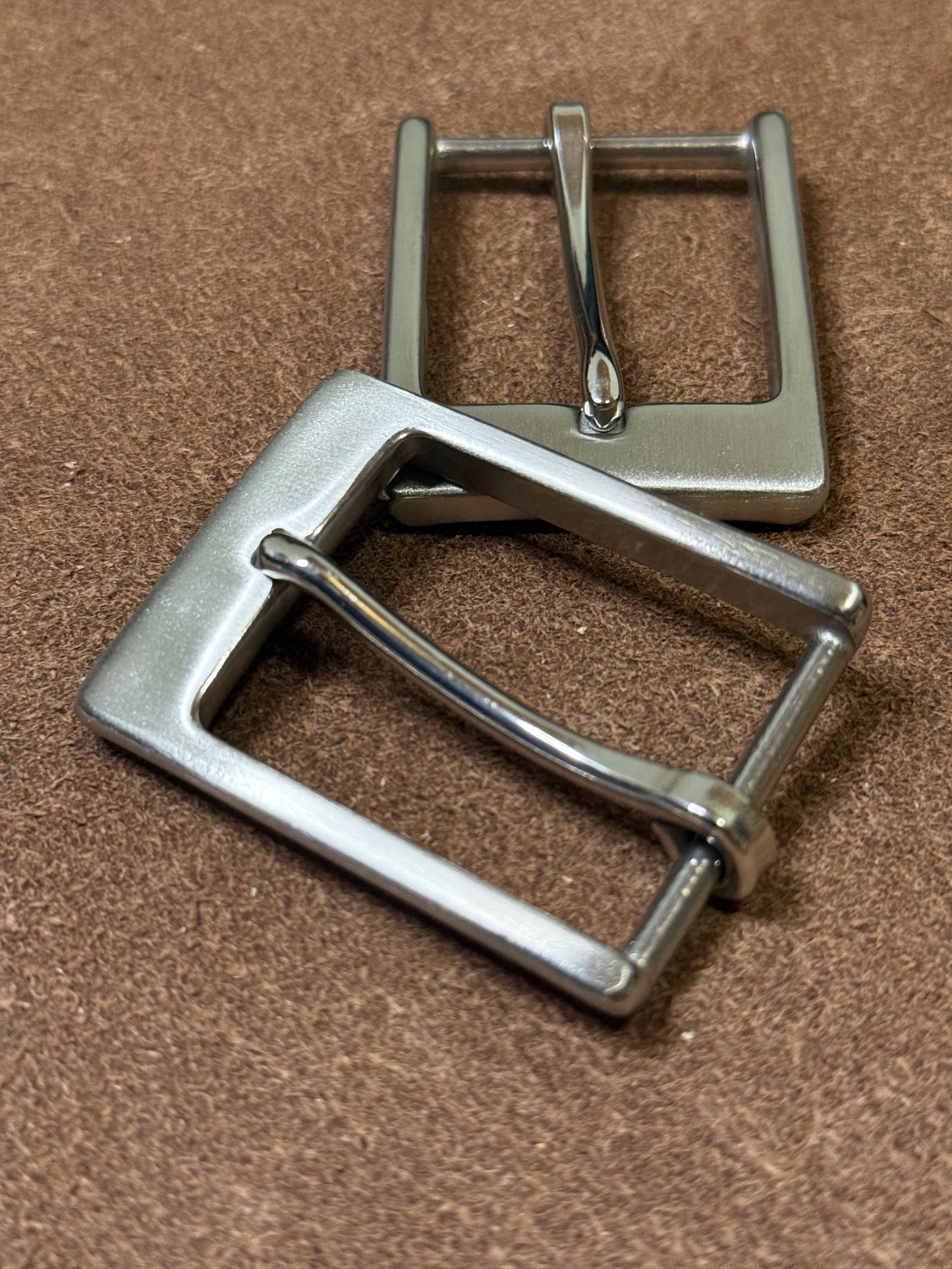 Edelstahl Schnalle 35 mm Durchlass. 58x45mm. Gebürstet