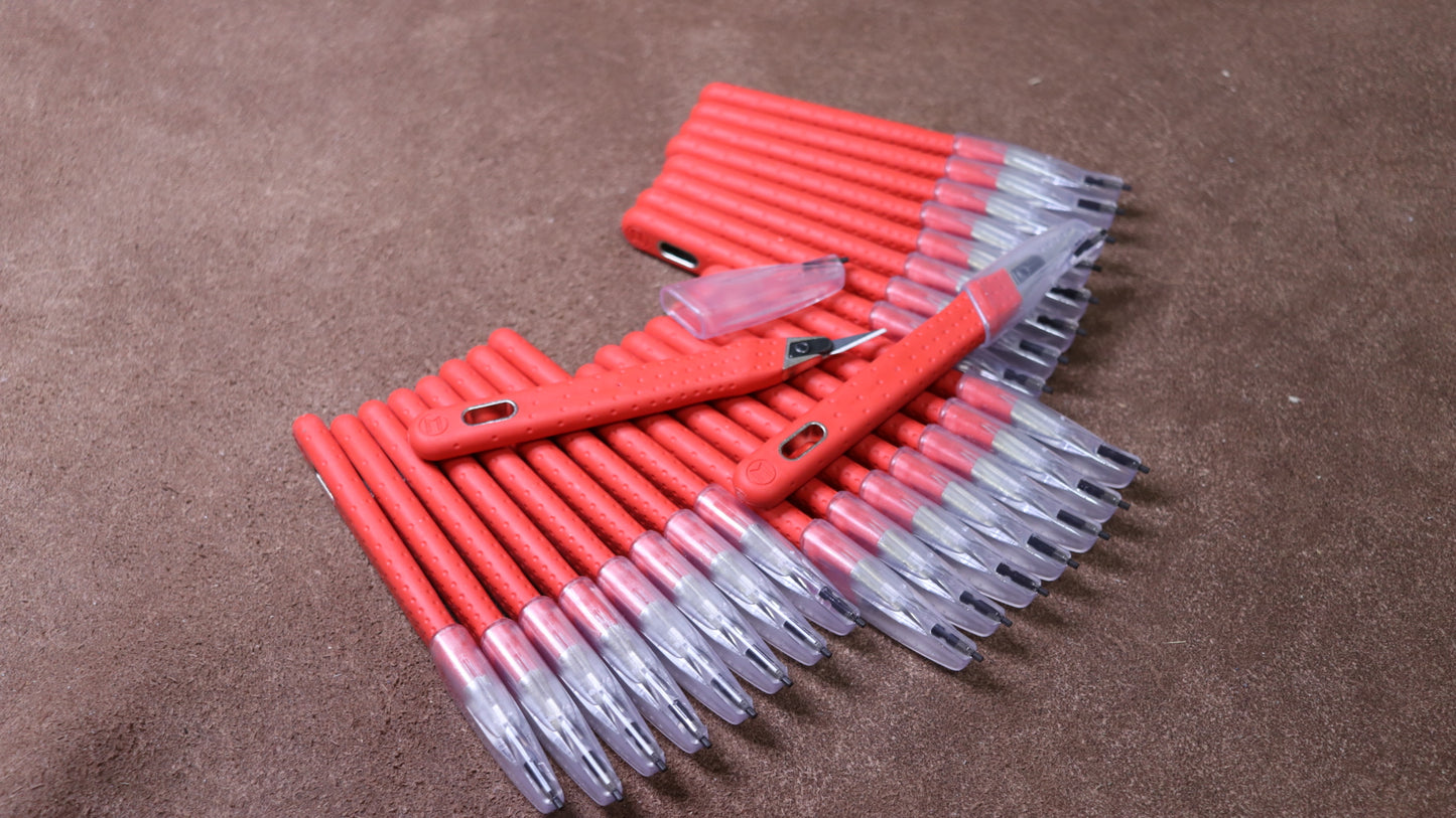 Mozart Detailmesser für Lederarbeiten.