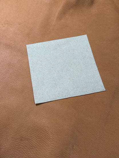 Canvas für das Polieren der Lederkanten 15x15 cm. Leather edge canvas.