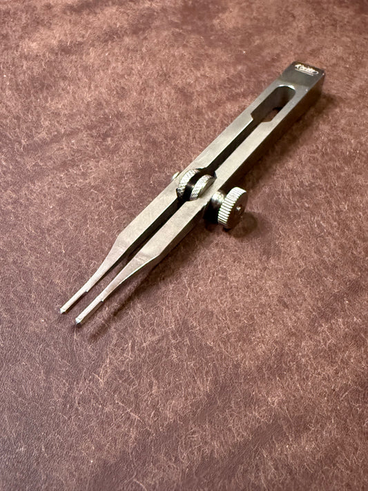 Kevin Lee justierbares Prickeisen japanische Form. Japanese style. Adjustable 2 prong stitiching chisel