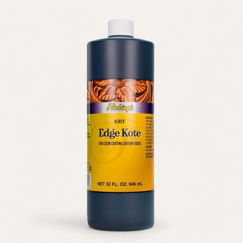 Fiebings Edge Kote Lederkantenfarbe col. Black 946 ml