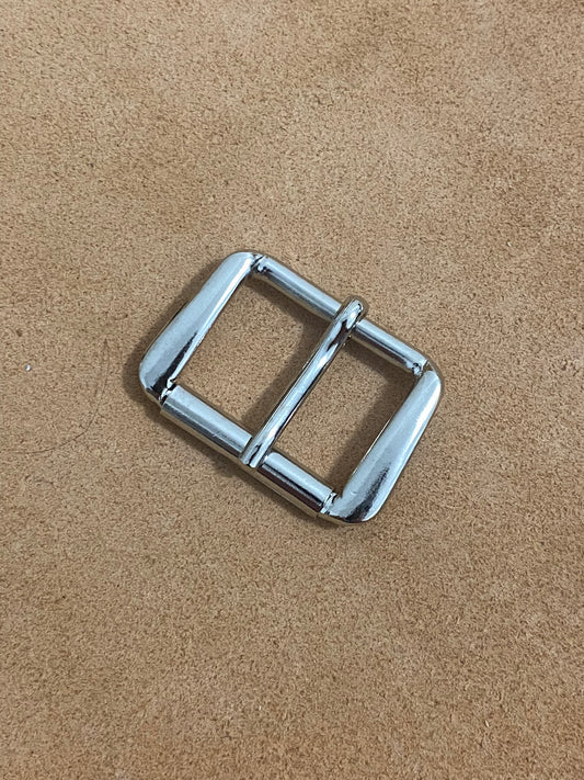 Rollschnalle 30 mm Durchlass vernickelt