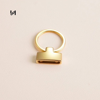 Hility Baghardware Stainless Steel Swivel Keychain Charms