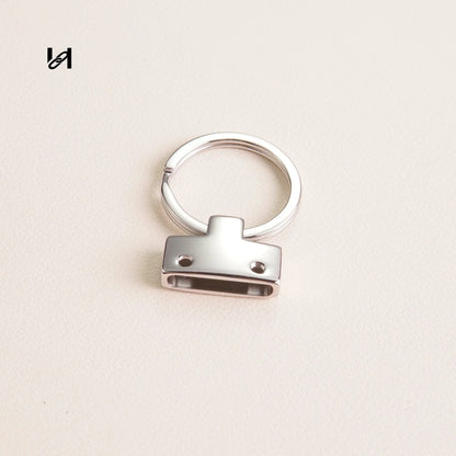 Hility Baghardware Stainless Steel Swivel Keychain Charms