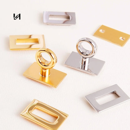 Hility Baghardware Circle-head Square Turn Lock