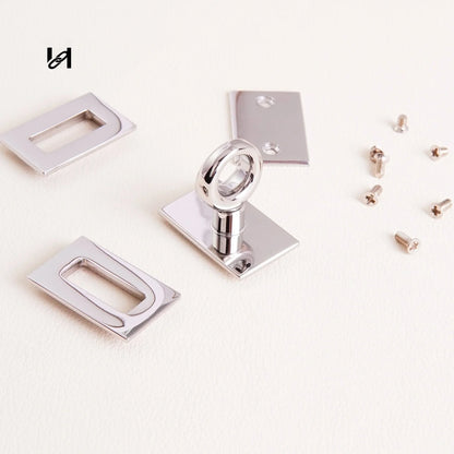 Hility Baghardware Circle-head Square Turn Lock