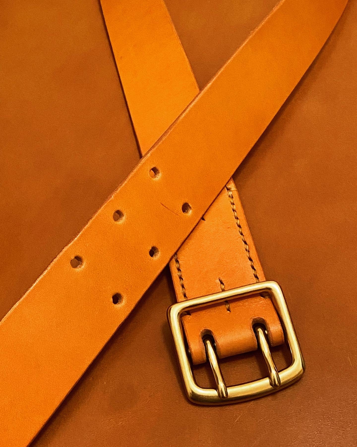Cintura in pelle "Hermann Oak" in pelle | Colore: marrone chiaro