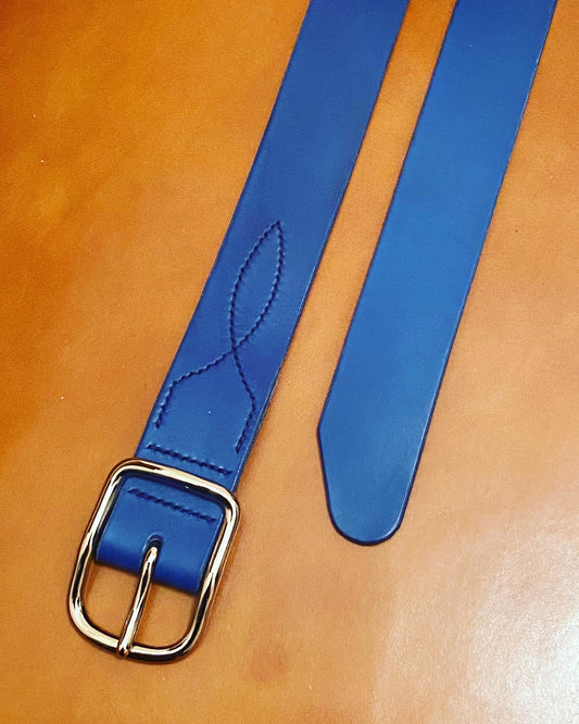 Ceinture | Couleur bleu | Largeur 38mm